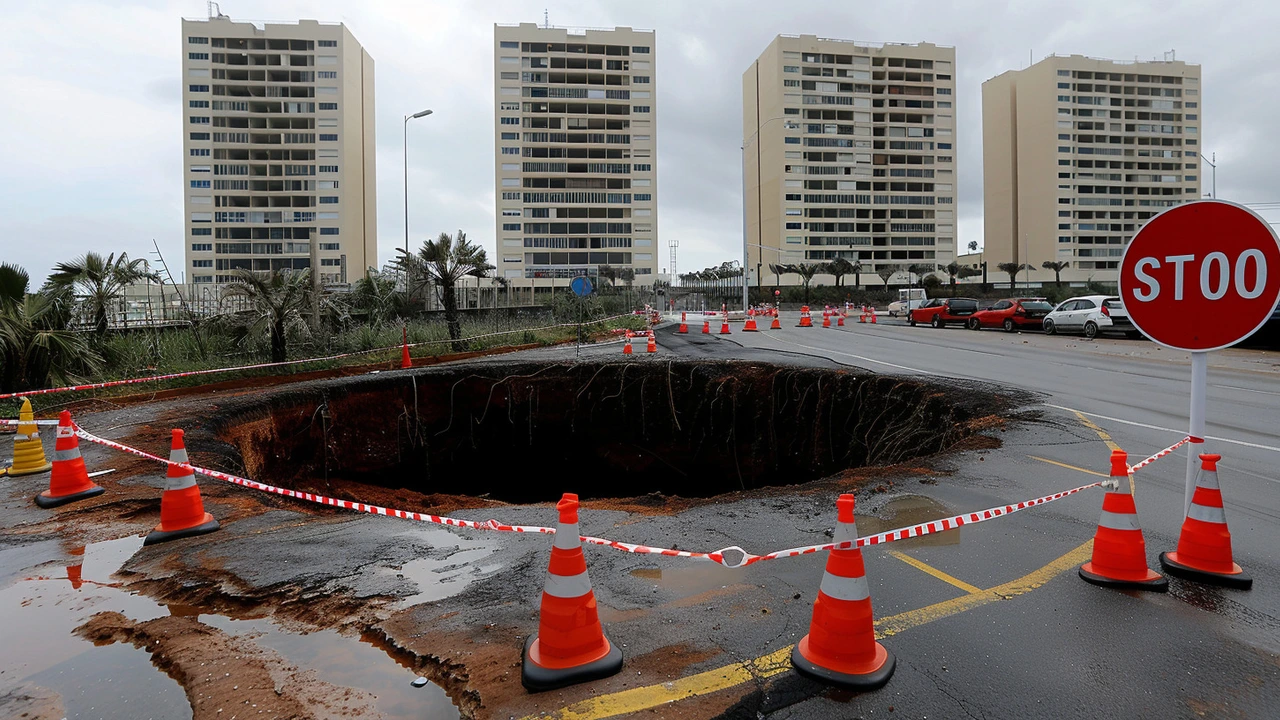 Nuevo Socavón en Reñaca Desencadena Evacuación de Más de 80 Departamentos