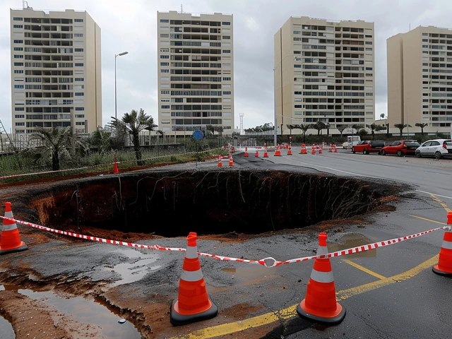 Nuevo Socavón en Reñaca Desencadena Evacuación de Más de 80 Departamentos