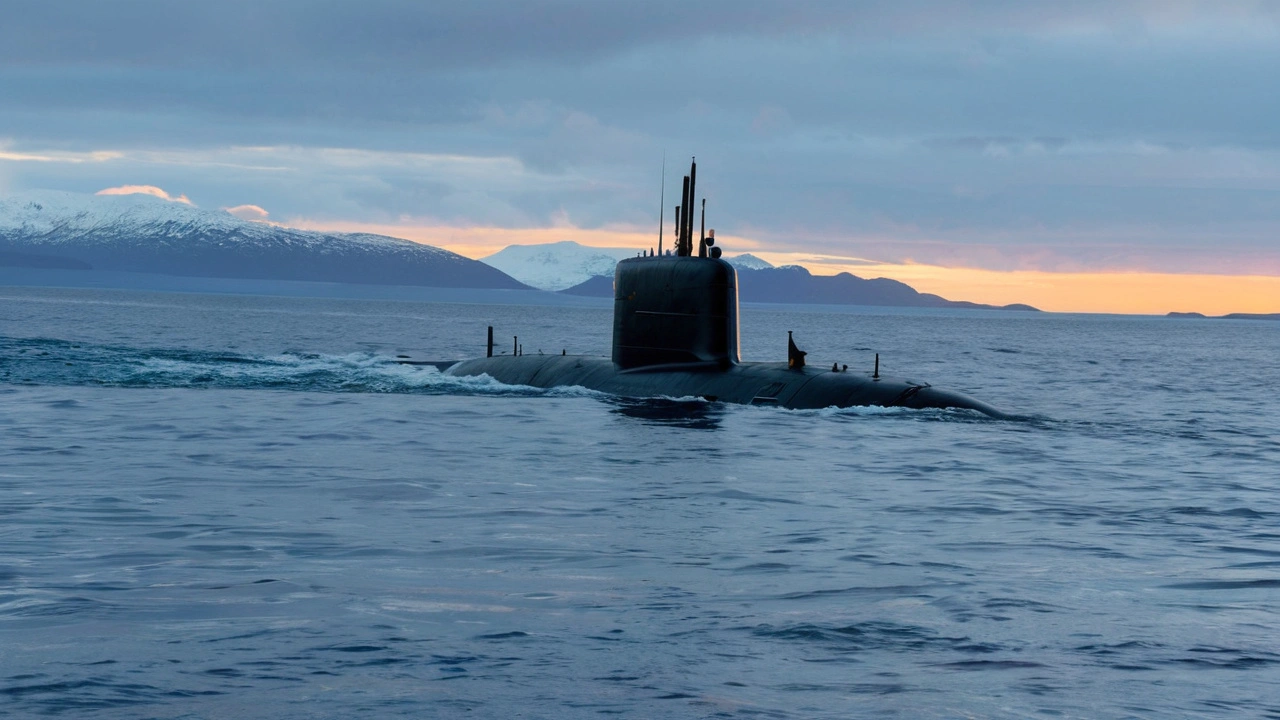 Submarino O'Higgins de la Armada Chilena visita Puerto Williams, destacando su importancia en la región