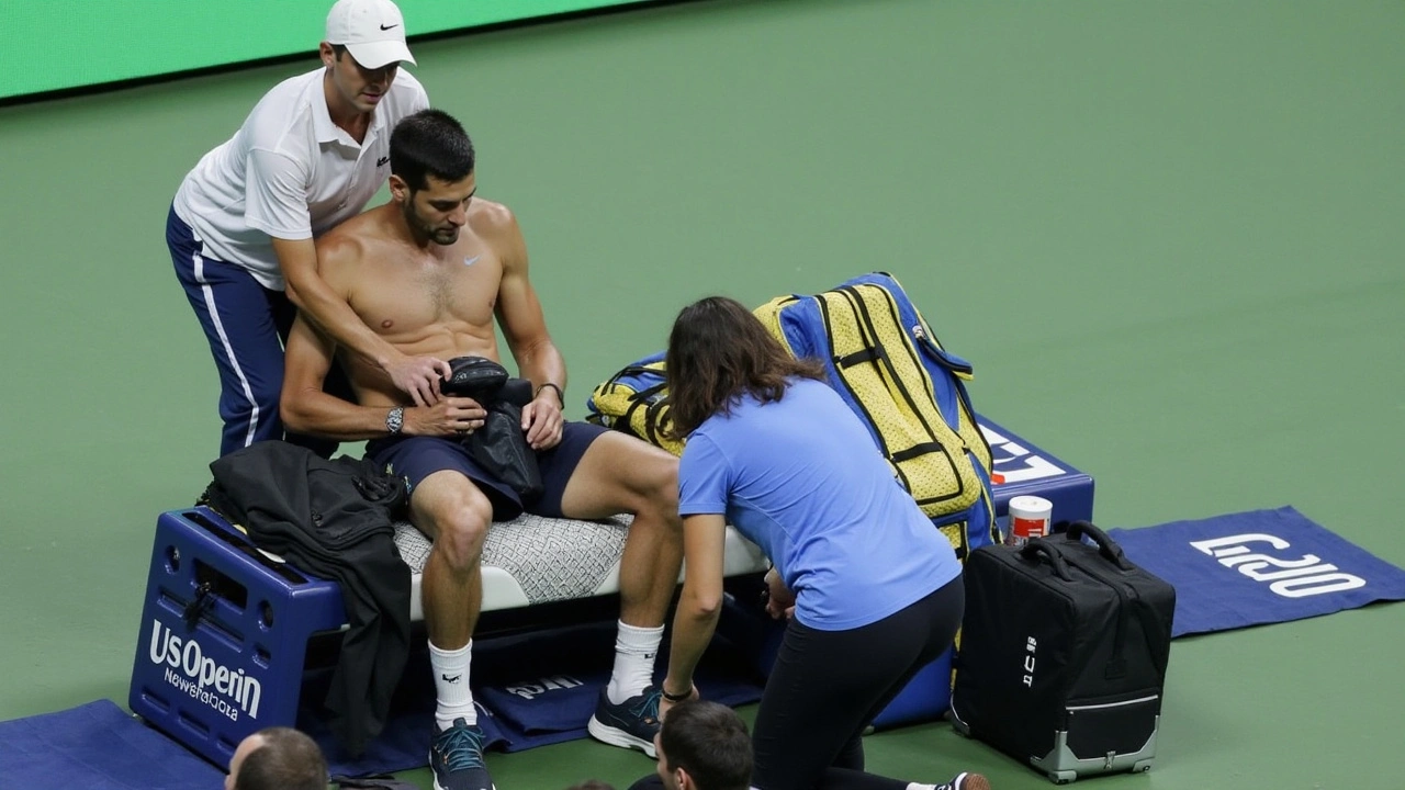 Novak Djokovic Avanza en el Abierto de EE. UU. 2024 a Pesar de Condiciones Climáticas Adversas