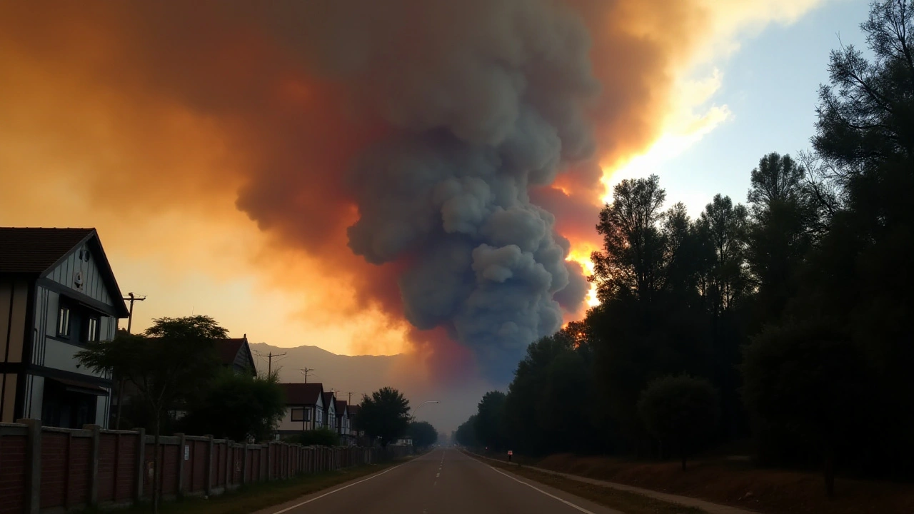 Emergencia por Incendio Forestal en Quilpué: Alerta Roja Declarada