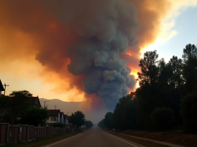 Emergencia por Incendio Forestal en Quilpué: Alerta Roja Declarada