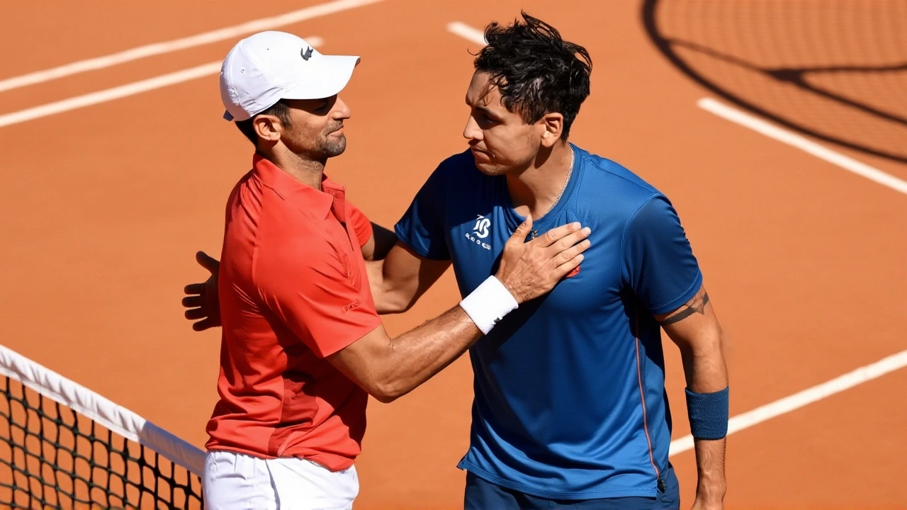 Djokovic acaba con la racha histórica de Tabilo en Atenas y gana 7-6(3), 6-1