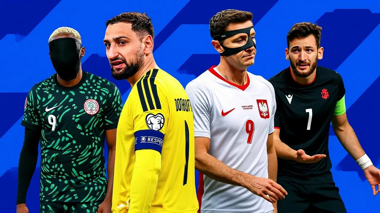 Golpes en la élite: Donnarumma, Lewandowski y Osimhen fuera del Mundial 2026